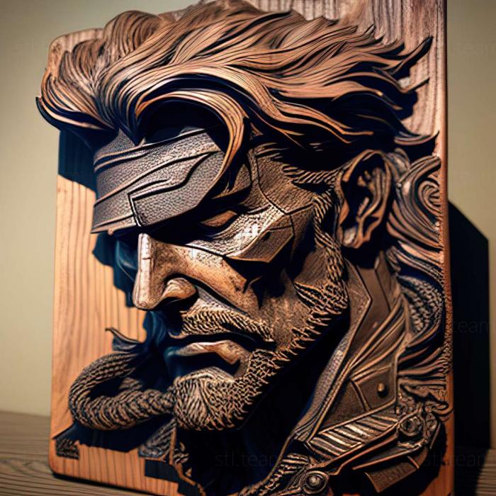 3D модель Солид Снейк из Metal Gear (STL)